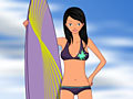 Surfer Girl Dress Up ითამაშოთ ონლაინ