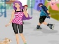 Barbie on Roller Skates ითამაშოთ ონლაინ