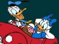 Duck და Daisy მანქანა ითამაშოთ ონლაინ